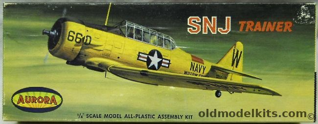 Aurora 1/48 SNJ Trainer, 80-79 plastic model kit